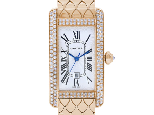 Cartier Tank Américaine LM Watch in 18K Rose Gold