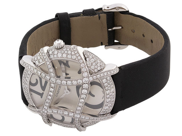 Cartier Diamond Ronde Folle Watch in 18K