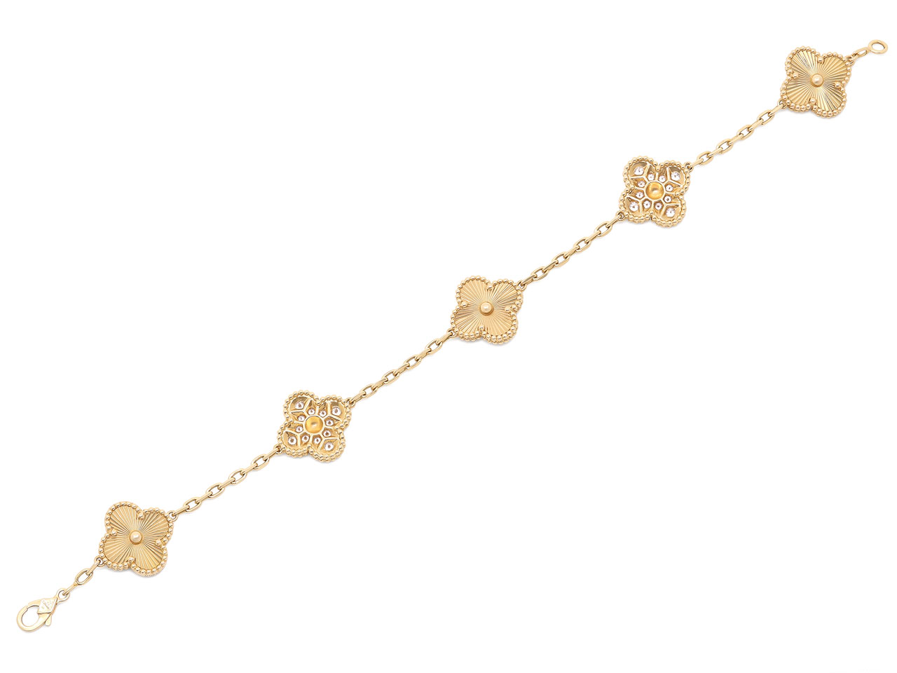 Sold at Auction: Van Cleef & Arpels Vintage Alhambra Bracelet 5