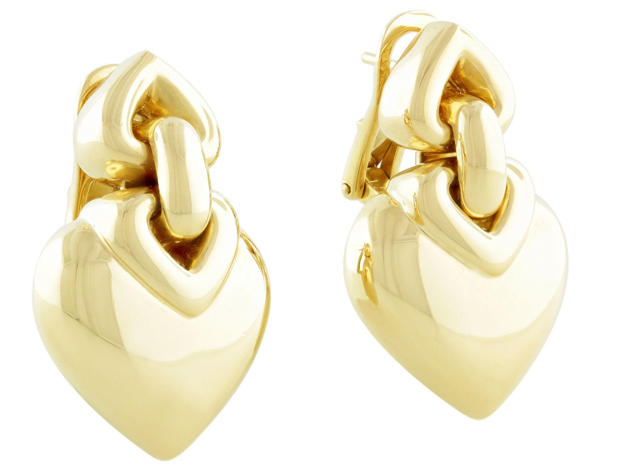 Bulgari 'Doppio Cuore' Earrings in 18K