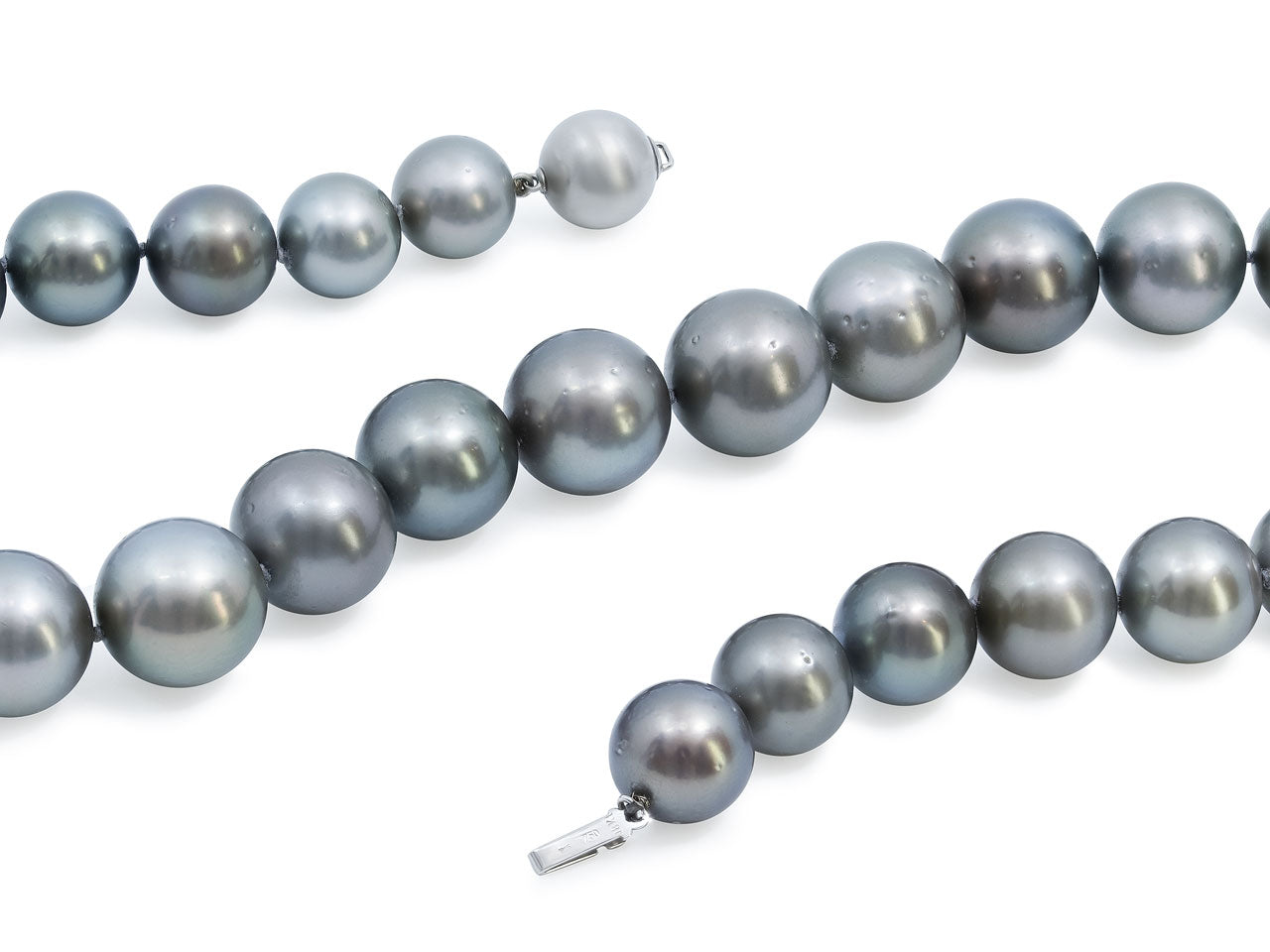 Tahitian Pearl Necklace with 18K White Gold Clasp