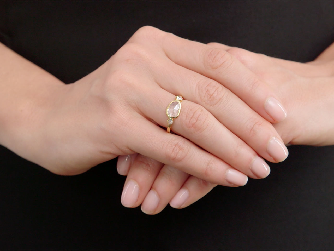 Beladora 'Bespoke' Rose-cut Diamond Ring in 18K Gold