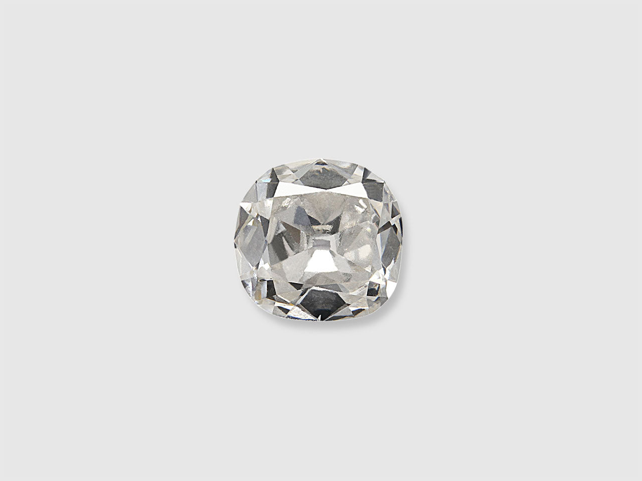 0.59 Carat H/SI-1 Old Cushion-Cut Diamond