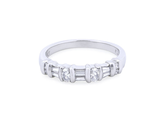 Diamond Band in Platinum