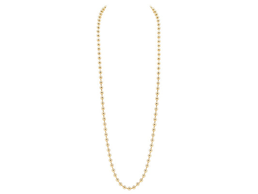 Italian Bead Necklace in 18K Yellow Gold, by Beladora