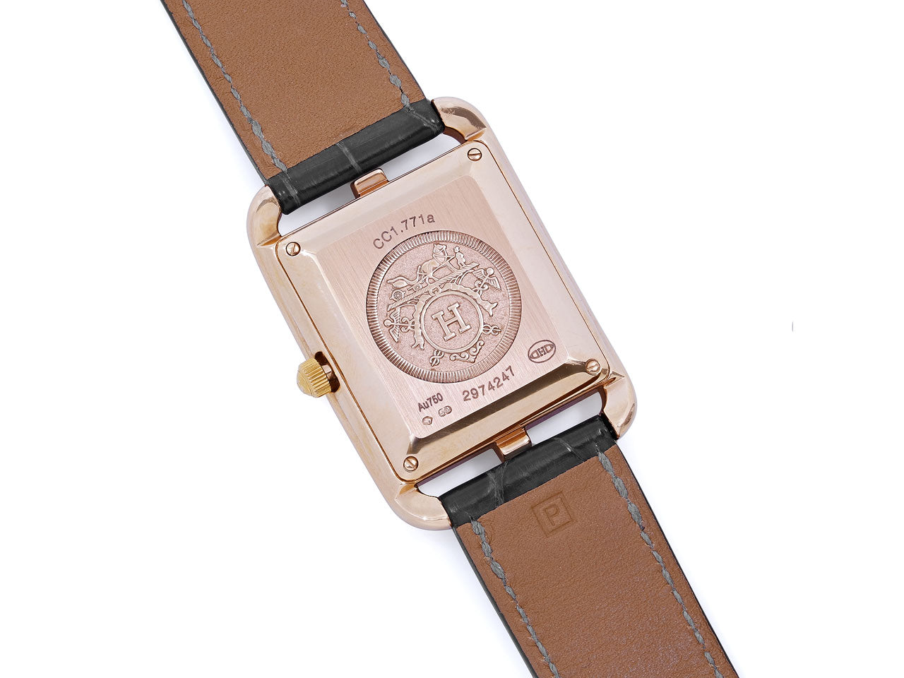 Hermès 'Cape Cod' Diamond Watch in 18K Rose Gold, 29mm