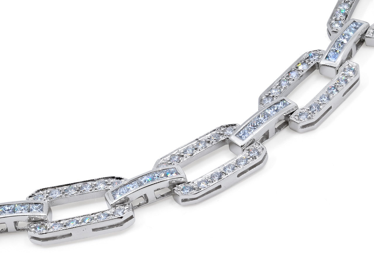 Philip Press Diamond Bracelet in Platinum