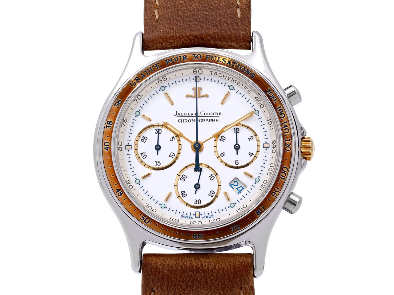 Jaeger-LeCoultre 'Heraion' Chronograph Steel Watch