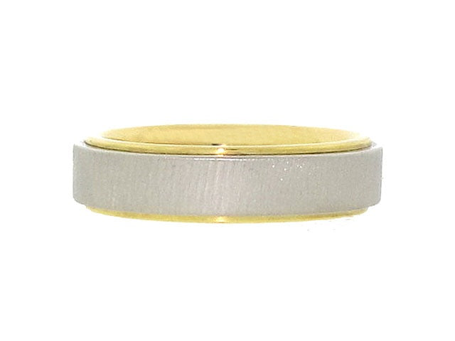 Two-Tone Band in Platinum and 18K