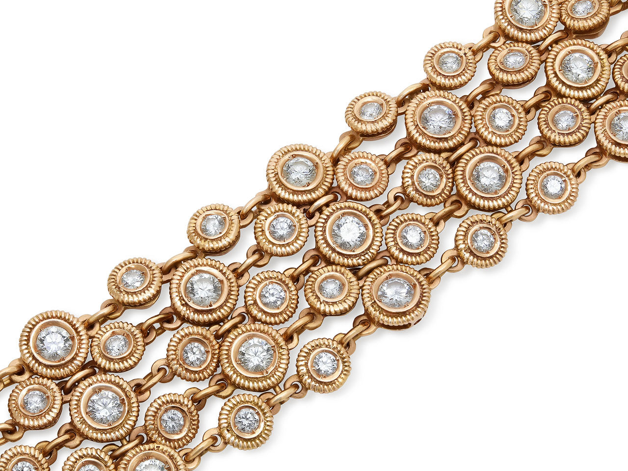Piranesi Diamond Bracelet in 18K Rose Gold