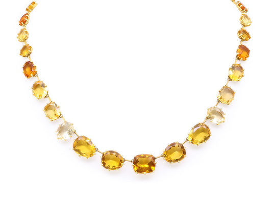 H.Stern 'Sunrise' Citrine Necklace in 18K Gold