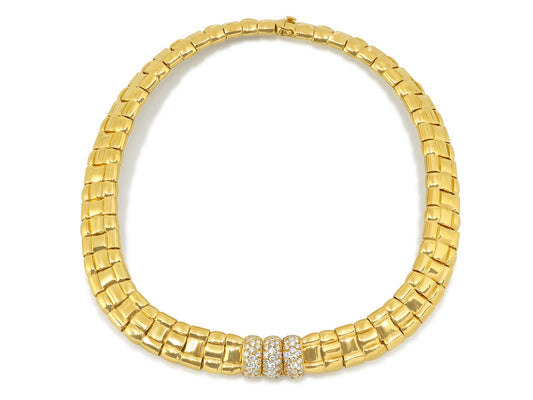 Van Cleef & Arpels Diamond Necklace in 18K Gold