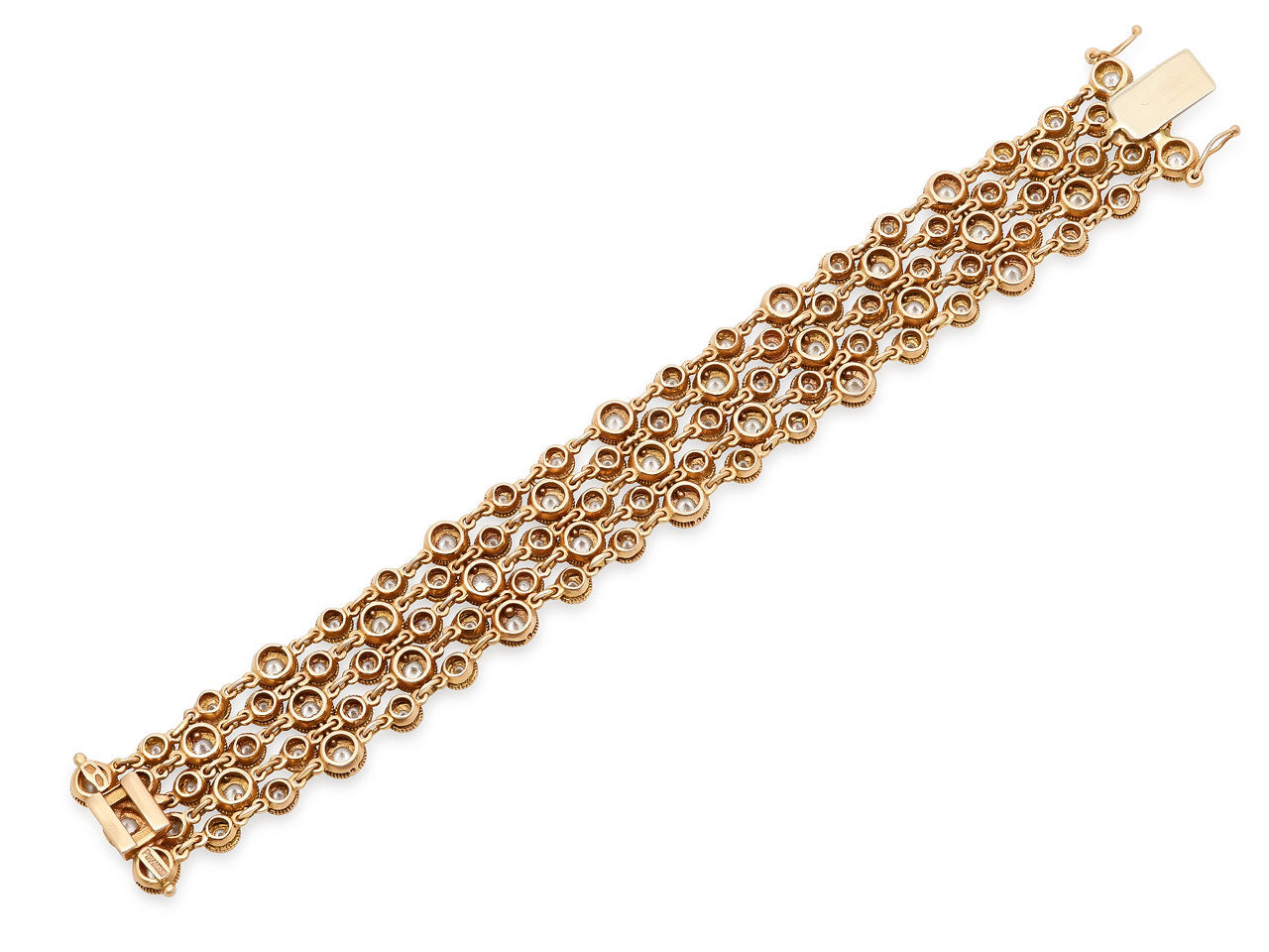 Piranesi Diamond Bracelet in 18K Rose Gold