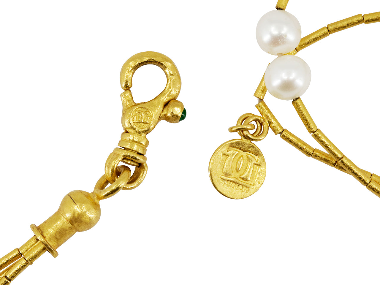 Gurhan 'Lentil' Pearl Necklace in 24K Gold