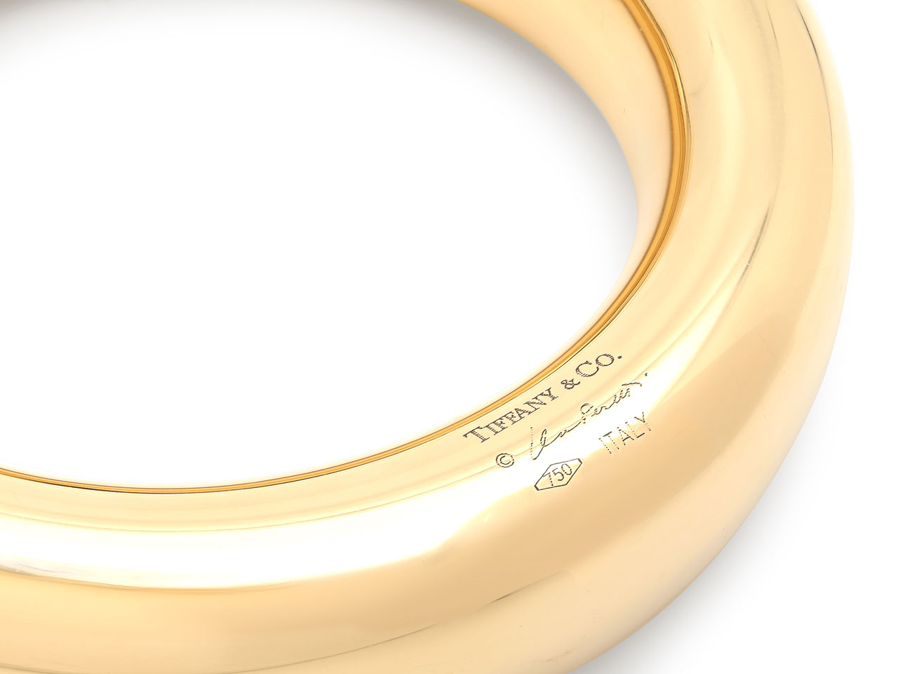 Tiffany & Co. Elsa Peretti 'Doughnut' Bangle in 18K Gold