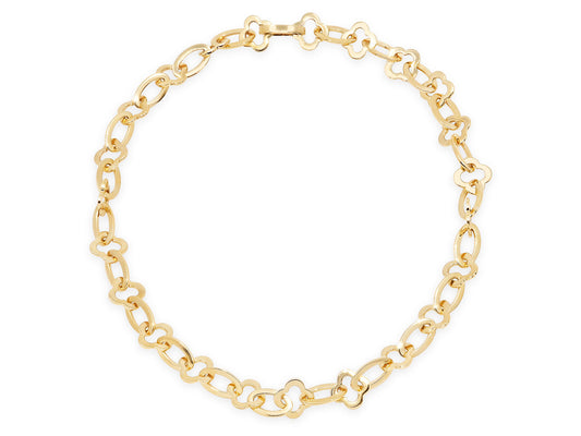 Van Cleef & Arpels 'Byzantine Alhambra' Necklace in 18K Gold