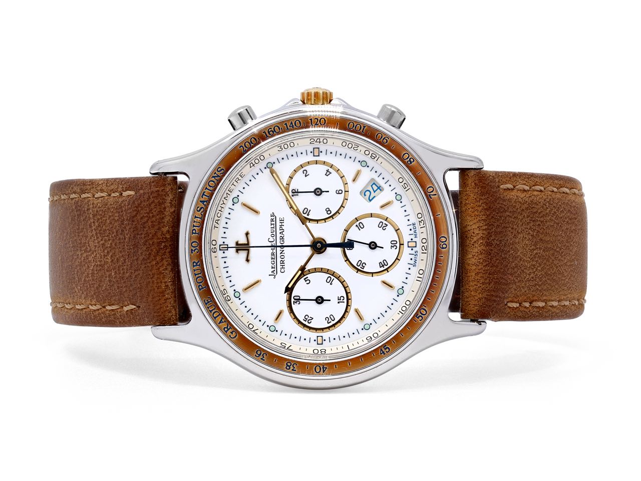Jaeger-LeCoultre 'Heraion' Chronograph Steel Watch