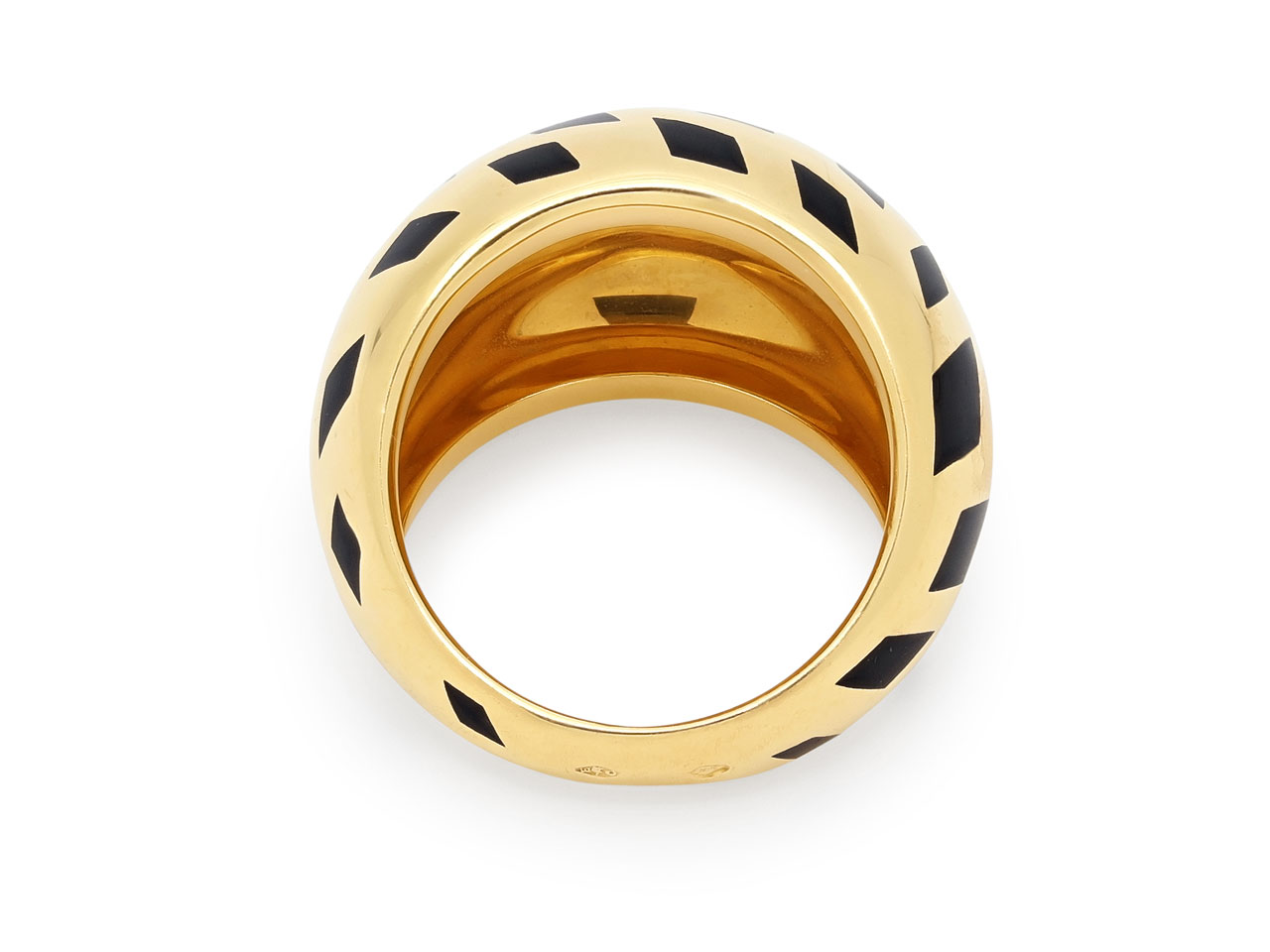 Cartier 'Panthère' Enamel Ring in 18K Gold