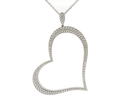 Piaget Large Diamond Heart Pendant