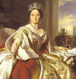 Queen Victoria in her Coronation Robes
